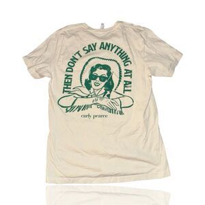 Carly Pearce "Then Don't Say Anything At All" Black Graphic T-Shirt Large